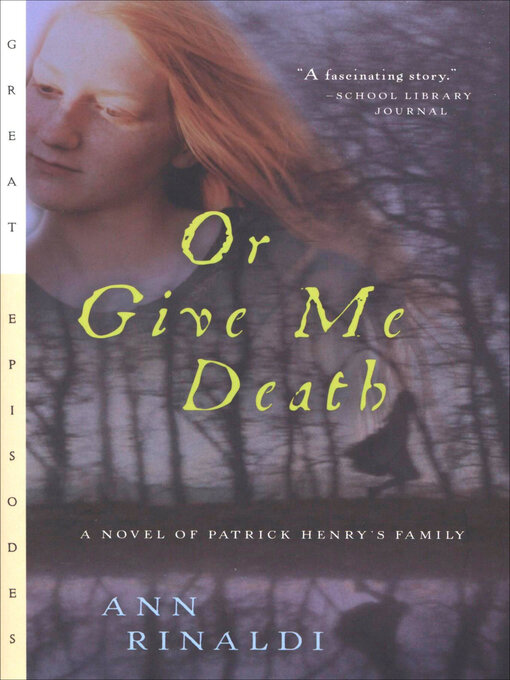 Cover image for Or Give Me Death